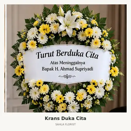 Krans Bunga Duka Tembalang